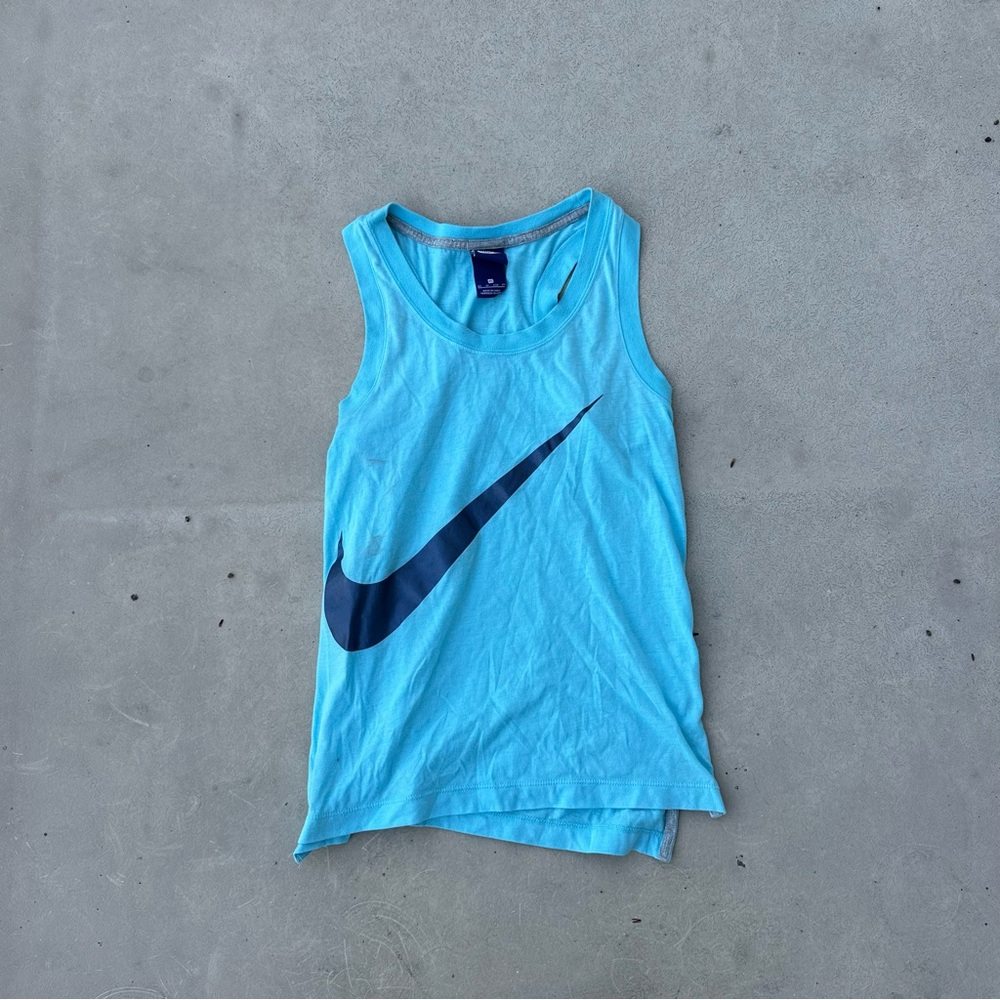 Nike Aqua Blue Athletic Tank